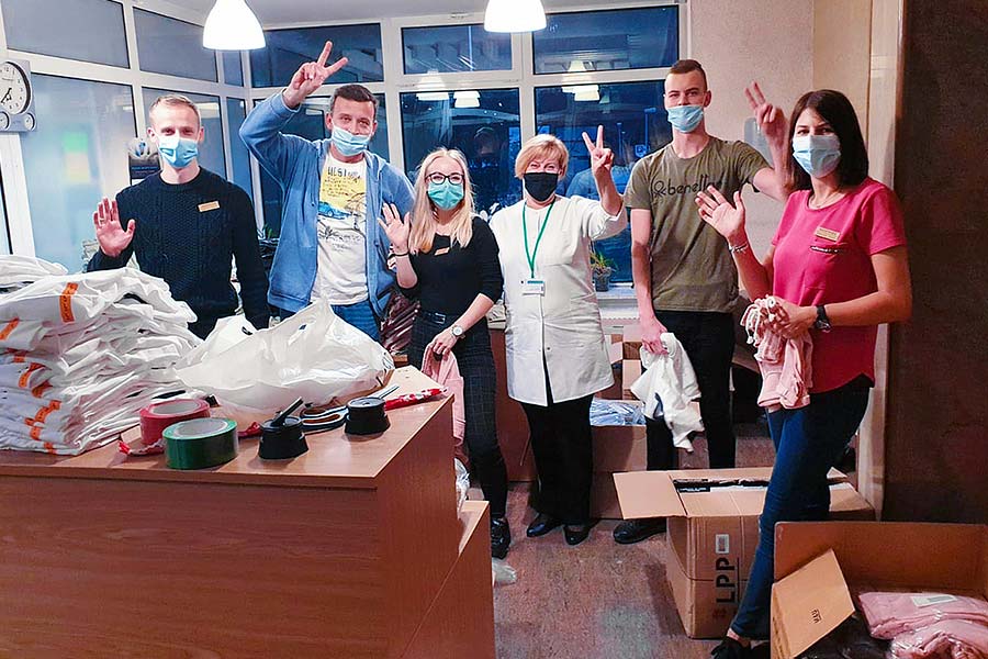 #LPPpomaga in the second wave of the pandemic The support worth PLN 1.2 million will go to hospitals in Pomerania and Małopolska