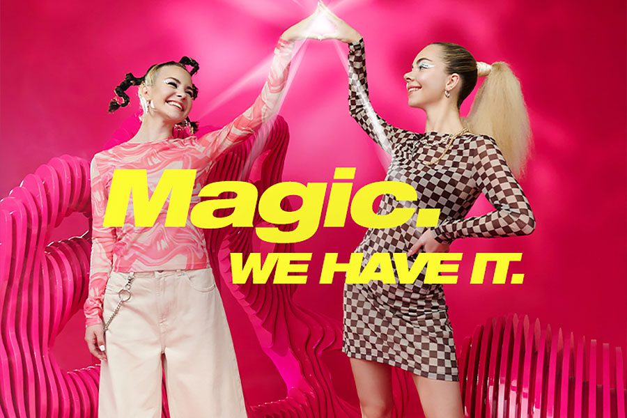 Kinga Sawczuk and Antonina Flak in a magical Cropp campaign