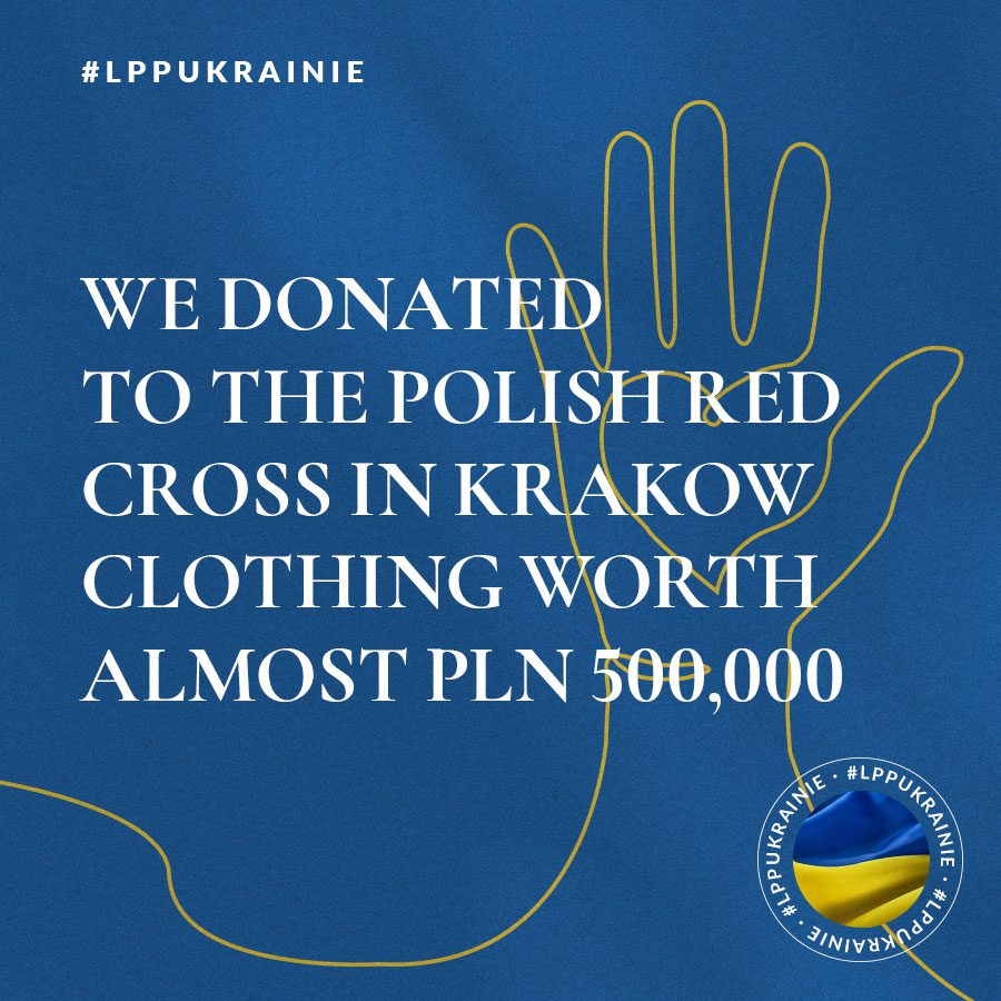 lpp sa lpp ukrainie przekazalismy pck w krakowie odziez o wartosci prawie 500 000 zlotych post image 900x900px 96ppi en