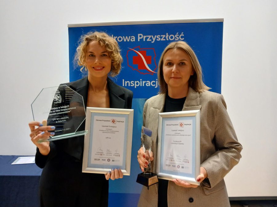 Program wsparcia pracowników „heLPP” i „Niebieskie Trampki” nagrodzone w konkursie „Zdrowa Przyszłość – Inspiracje 2024”